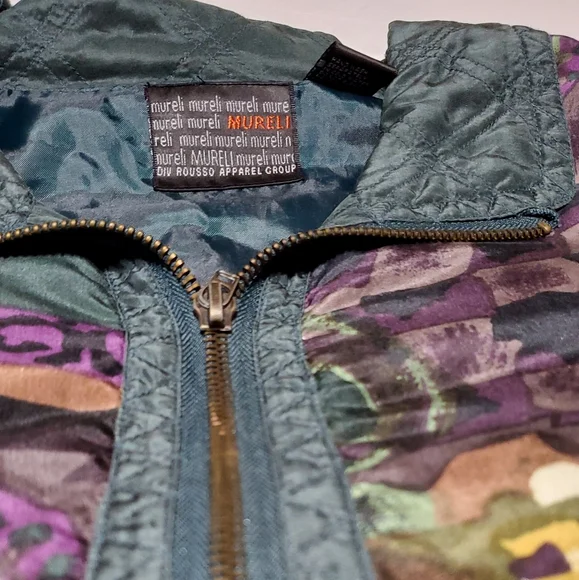 100% silk jogging pant suit. Vintage. - Picture 4 of 16